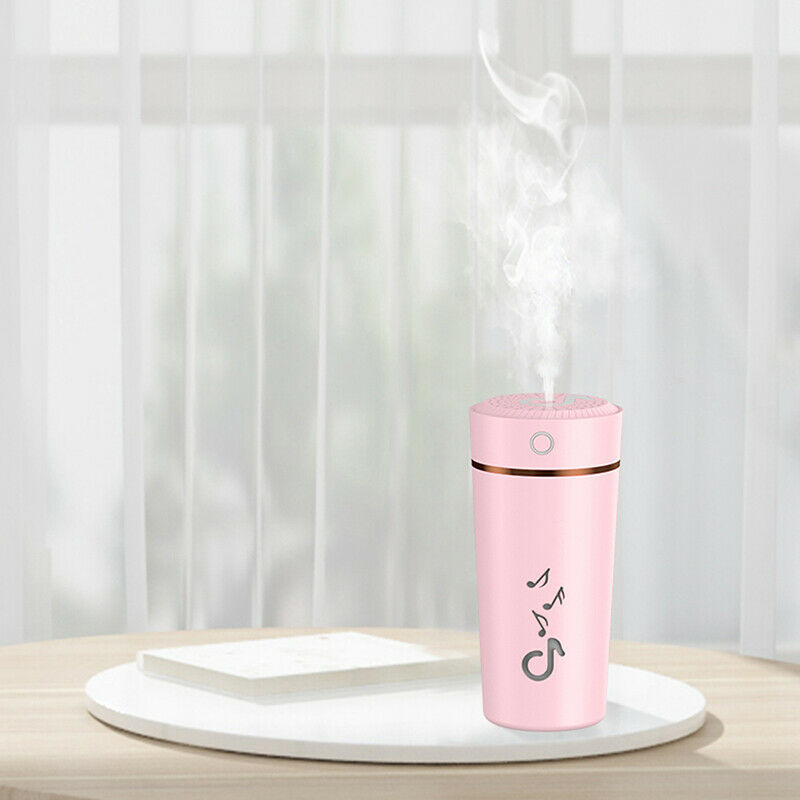 LED Mini Portable Car Humidifier Air Purifier Freshener Essential Oil Diffus3C
