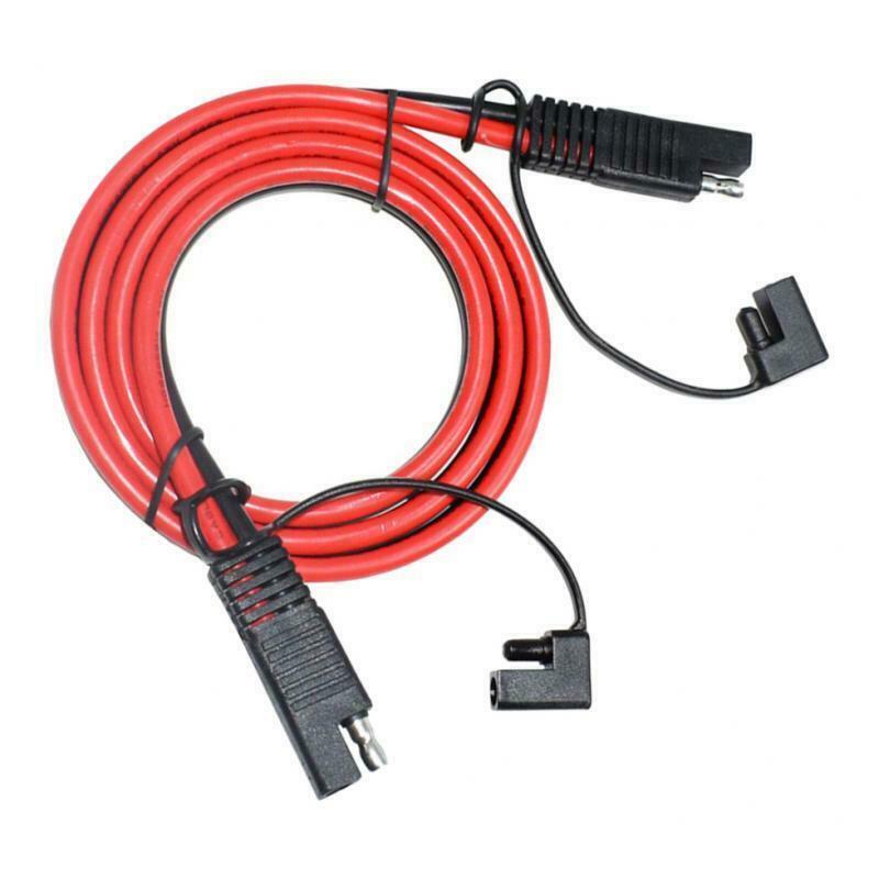 3Pcs 10 AWG 3Ft 1M SAE Extension Cable 2-pin Wire Harness Connection Copper Wire