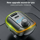 T829 18W Wireless Handsfree Car Bluetooth Adapter PD Charger FM MP3 Audio Player
