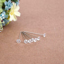 100pcs Rhinestone Head Sewing Pins Stitching Needles DIY Dressmaking Tools