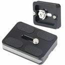 1x PU-50 Universal Quick Release Plate for Benro Arca Swiss Tripod Ball He- E6M7