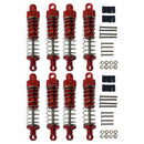 8Pcs Front Metal Rear Shock Absorber Sets for WPL C14 C24 MN D90 MN45 HS 18301