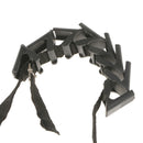 5 Pcs Black Over-the-Door 8 Hook Hanger Scarf