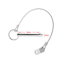 5/16" Quick Release Pin with Lanyard Boat Bimini Top Deck Hinge Hardware