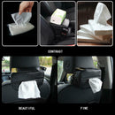 Car PU Leather TISSUE BOX Holder Paper Napkin Seat Back Bracket Durable DXV