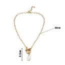 Women Boho Natural Cowrie Shell Pendant Charm Chain Necklace Beach Jewelry gt Gw