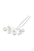 Fashion Wedding Bridal Bridesmaid Pearls Hair Pins Clips Comb (White) R7R2