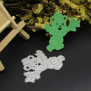 Bear DIY Metal Embroidery Stencil Scrapbook Craft Cutting Die Handwork