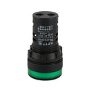 2 Pcs AC220V Green LED Power Indicator Pilot Signal Light Lamp 22mm Dia