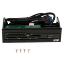 All in One 5.25inch Dashboard Panel USB3.0 Card Reader with USB 3.0 Bracket