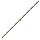 500mm T8 Lead Screw and Brass Nut (Acme Thread, 2mm Pitch, 4 Starts, 8mm Le
