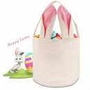 Easter Bunny Ears Basket Design Easter Bunny Bags Bunny Ears Tote Bags-pink T7G2