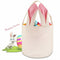 Easter Bunny Ears Basket Design Easter Bunny Bags Bunny Ears Tote Bags-pink T7G2
