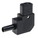 Durable IEC C13 right angle rewirable connector 3 pin female power plug socke ï¼W
