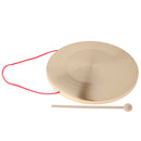 Kids Hand Percussion Gong Cymbal with Mallet, Musical Early Learning Developing
