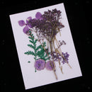 11x Unfinished Wood Pieces Decor Dried Flowers Bookmark Board Card