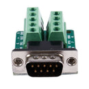 DB9 D-SUB 9 Pin Male Adapter RS232 to Terminal Connector Signal Module Gree