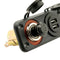 12V Boat Cigarette Lighter Socket Waterproof Dual USB Car Charger Socket Panel