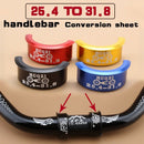 Muqzi Bicycle Handlebar Conversion Sheet 25.4 To 31.8Mm Installation Apertu