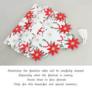 Embroidered Maple Leaves Table Runner Fall Thanksgiving Table Runner Ho KKJ