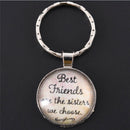 Best Friend Keychains Friendship Jewelry  Pendant Key Rings Fad CABIES