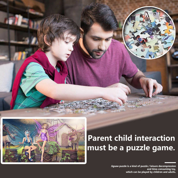 1000pcs Fairy Girls Jigsaw DIY Paper Puzzle Toys Educational Picture Gifts