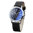 Fashion Blu Ray Glass Mens Watches Neutral Quartz Simulates The Wrist Watch AU