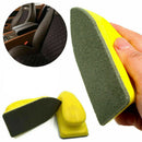 2Pcs Nano Cleaning Brush Car Felt Washing Tool for Car Leather Seat Auto Ca F4B2