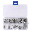 M3-M8 200pcs Stainless Steel Hex Socket Set Screw Grub Screws Assortment B MWB