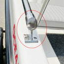 7/8" Stainless Steel Boat Handrail Fitting Bracket Support Right End 60 Degree