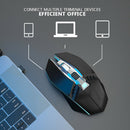4-in-1 Wireless V3.0+V5.0+2.4GHz+USB Gaming Optical Mouse Wired Rechargeable bs