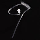Surveillance Security Coiled Acoustic Tube Ear Bud For Earphone piece Headset M&