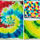 Tie Dye Kit 6 Colors For Clothing Rubber Bands With Gloves DIY Craft Pigment