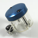 Blue Universal Aluminum Clutch Fuel Gas Oil Cylinder Tank Cup Bottle Scooter