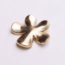 10 Alloy Flatback Rhinestone Flower 26mm Embellishments Flatback Scrapbooking