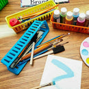 12Pcs Classroom Desk Pen & Pencil Stationery Storage Basket Organizer Tray Tool