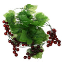 5X( 2x Artificial Grape Vine Garland Fruit for Home Garden Decoration U3F5)
