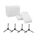 Replacement Consumable Accessories Parts 4x Side Brush 6x Hepa Filter, Reusable,