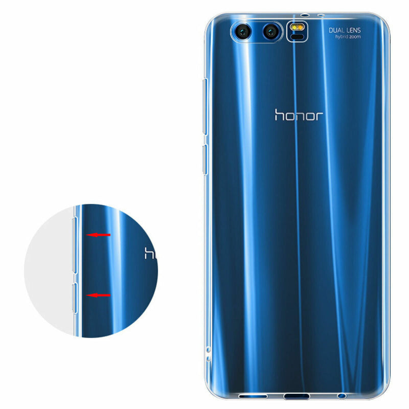 Ultra Thin Clear Soft Silicone Gel TPU Case Cover Skin For Huawei Honor 9