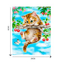 Cartoon Animal Cat 5D Diamond DIY Painting  Kit Home Decor Craft