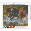5D DIY Full Drill Diamond Painting Horse Cross Stitch Embroidery Mosaic Kit