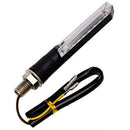 2X Motorcycle LED Blade Turn Signal Electric Car Turning Light Indicator Ligh BX