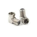 5PCS 90 Degree F Male Female Connector Adapter Coaxial Cable RG6 RG59  LJ