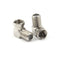5PCS 90 Degree F Male Female Connector Adapter Coaxial Cable RG6 RG59  LJ
