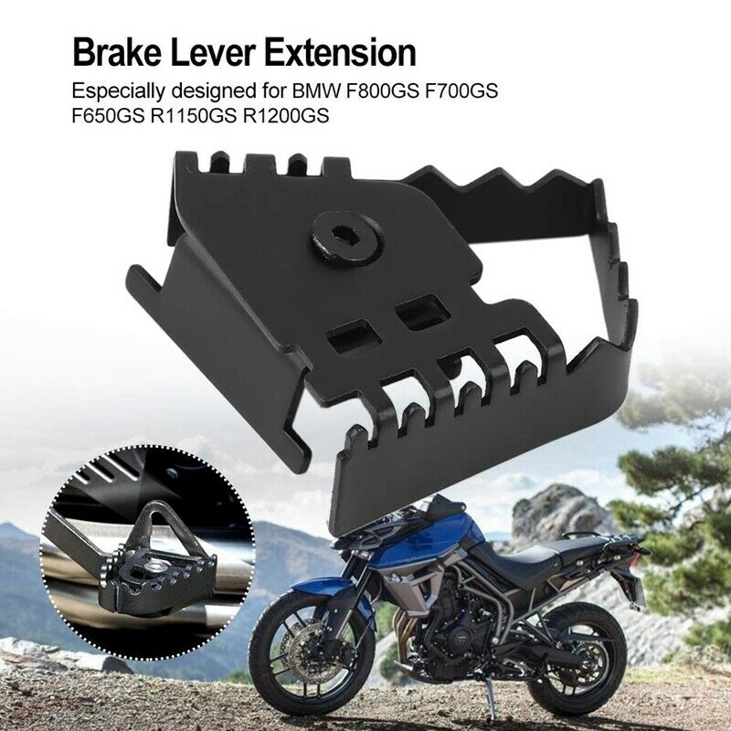 Rear Foot Brake Lever Pedal Enlarge Extension Pad Extender for Bmw F800Gs F