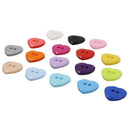 100x Cute Heart Mixed Colors Plastic Buttons Sewing or Scrapbooking 10mm New