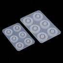 2 Designs DIY Silicone Bead Mold Mould European Jewelry Making Pendant Craft