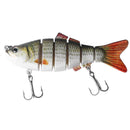 Fishing Lure 10cm 6-Segment Lifelike Lure Baits Crankbaits with 2 Hook
