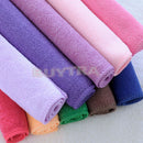 10xMulti-Color Soothing Cotton Face Soft Towels Cleaning Wash Cloth Hand Tow JR