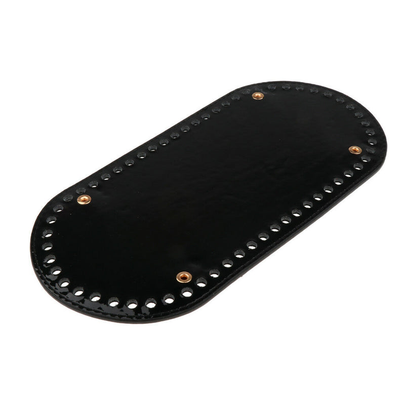 3x DIY Bags PU Pad Bottom Base 25x12x0.4cm Shaper Bag Cushion w/ 60 Holes